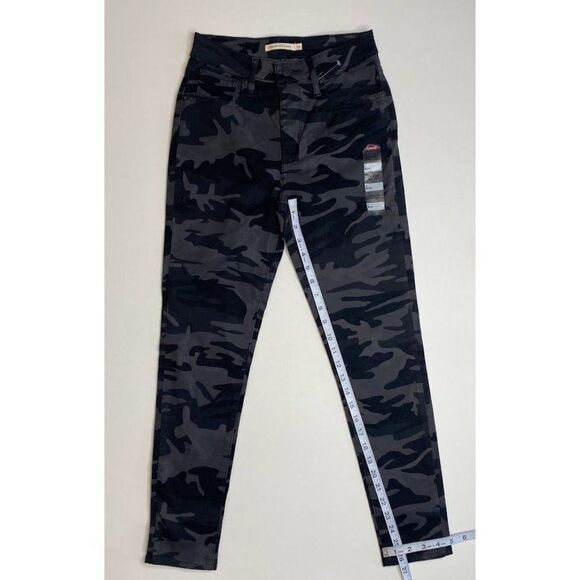 Levi's 721 Skinny Ankle Jeans‎ 26 Gray Camo Women's High-Rise Stretchy NEW - Picture 4 of 14